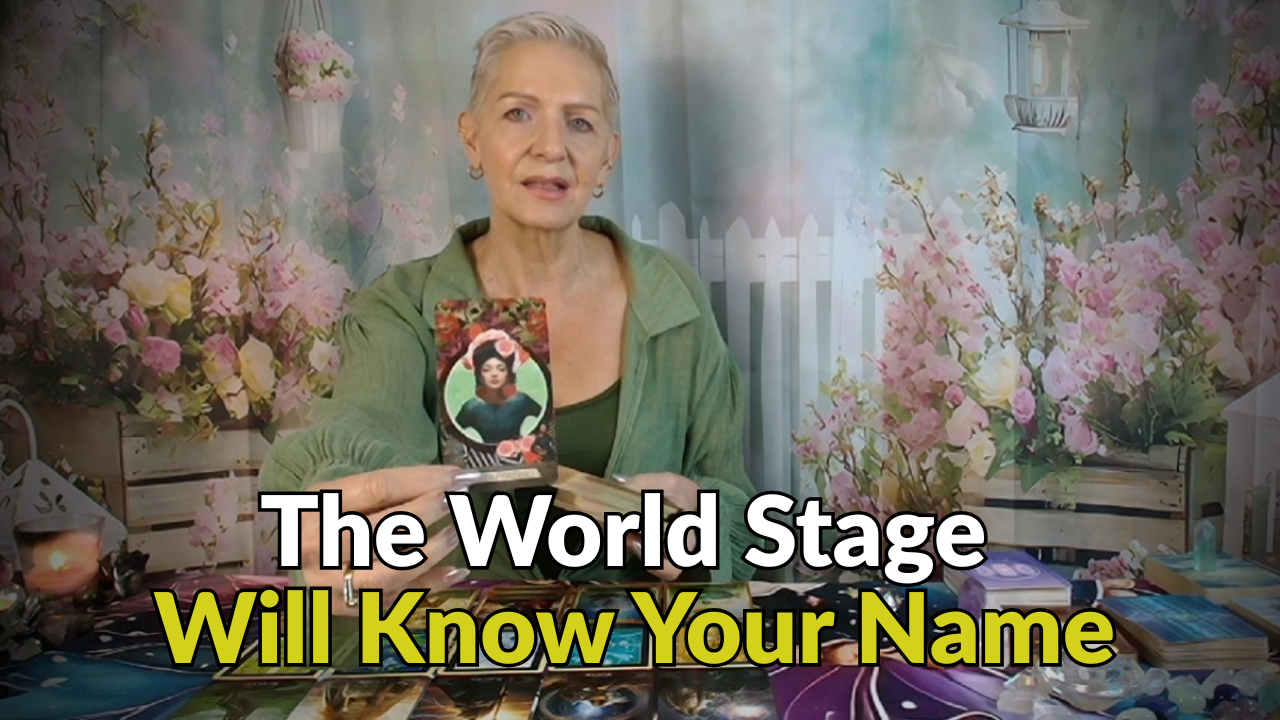 The World Stage Will Know Your Name